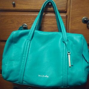 Vera Bradley Teal Leather Satchel
